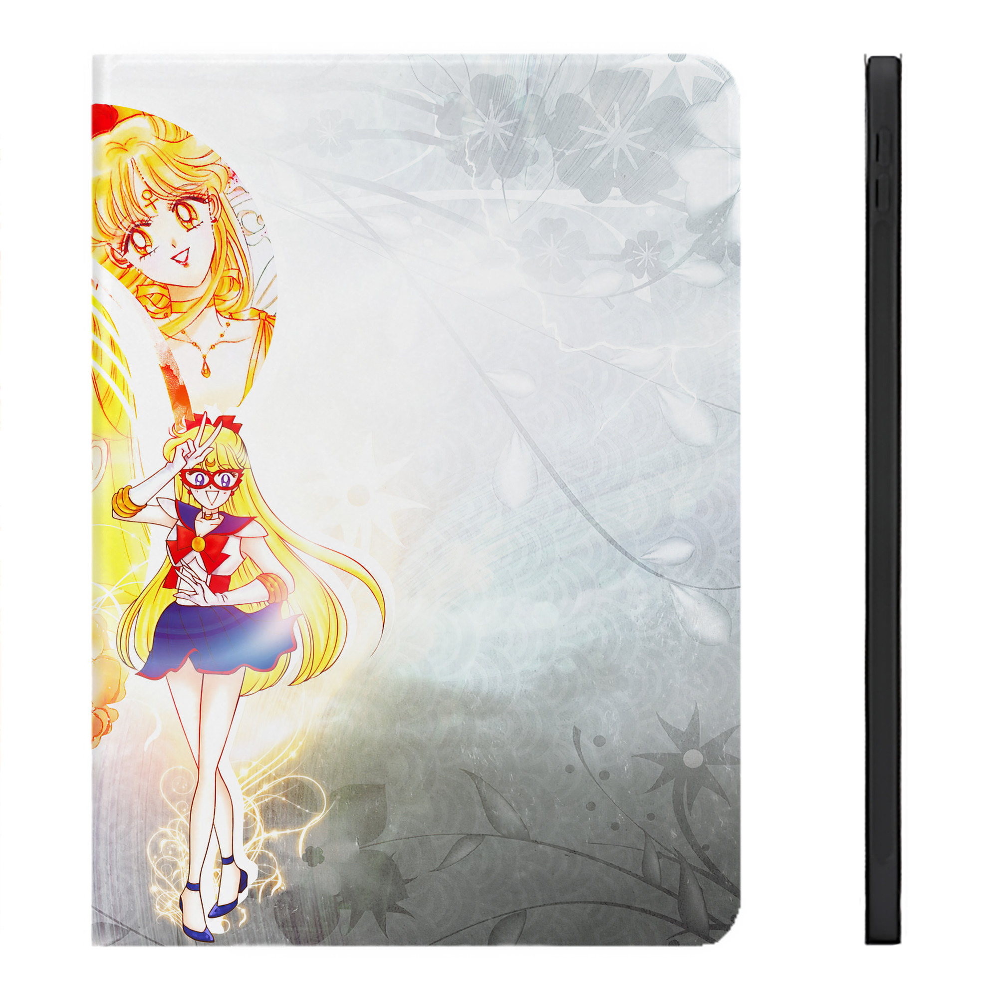 （画像用） 美少女戦士セーラームーン Sailor Moon IPadケース ペンホルダー付き ブックスタイルデザイン